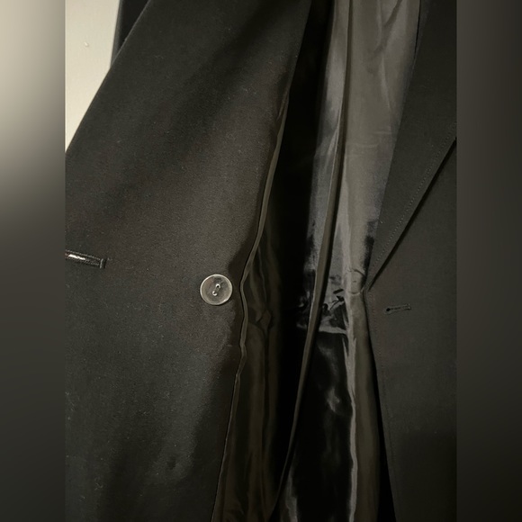 Venus Double Breasted Coat in Black size 4 - Picture 5 of 5